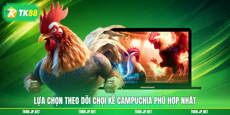 Lựa chọn theo dõi chọi kê Campuchia phù hợp nhất